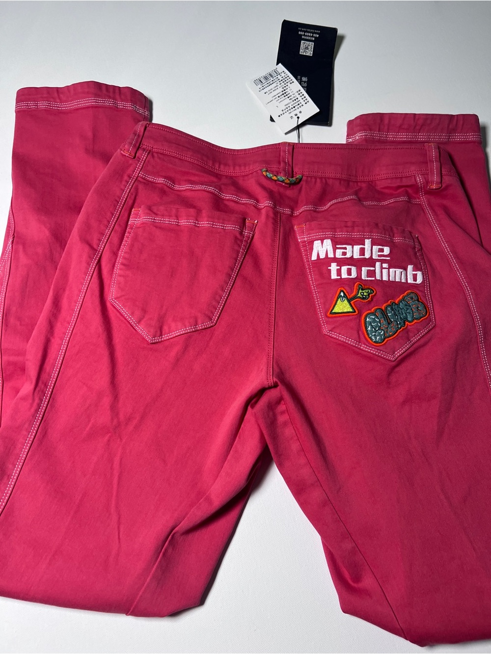 NWT RARE Kailas Women's Climbing Pants Large Red Patches